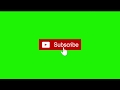 Click The Subscribe Button Green Screen
