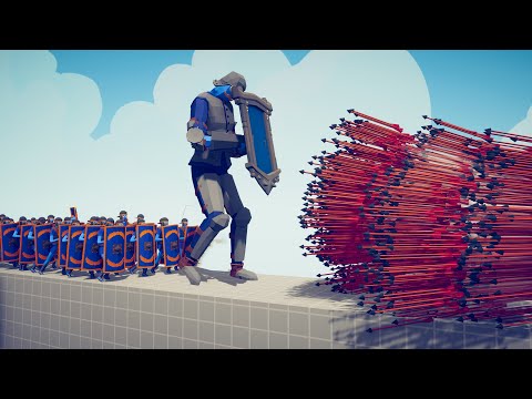 GIANT MIRROR SHIELD + 100 SHIELD BEARER vs EVERY GOD - Totally Accurate Battle Simulator