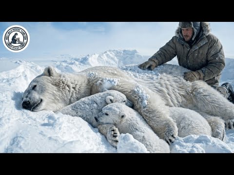 Animal Rescue: Saves Frozen Mother Polar Bear and Her Cubs in Miracle Story #69