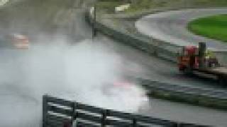preview picture of video 'Rallycross nm i vikedal 08 - burning / donuts / smultring'
