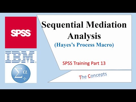 Sequential Mediation Analysis, Hayes sequential mediation (#Serial Mediation) (Lesson 12)