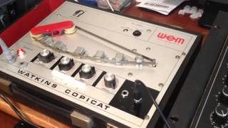 Video thumbnail for WEM Watkins Copicat Analog Tape Delay SS with Wet / Dry Mod by marcusdolby1