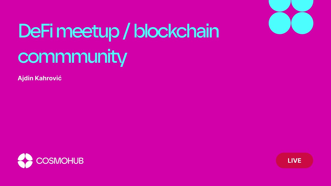 DeFi meetup / blockchain commmunity