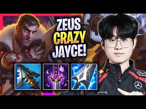 ZEUS CRAZY GAME WITH JAYCE! - T1 Zeus Plays Jayce TOP vs Irelia! | Season 2024