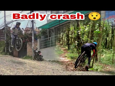 BADLY CRASH 😱/SWITZERLAND PARK/MUST WATCH/@sanojyonjan4835 #pancbike