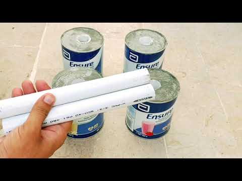 How To Make Homemade dumbbell For Free / DIY Weights | Sami official bodybuilding