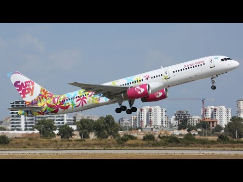 20 Minutes of Incredibly Beautiful Plane Spotting at Antalya Airport in Turkey (4K)