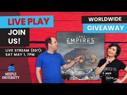 Lost Empires War for the New Sun Board Game -  LIVE Playthrough & Worldwide Giveaway