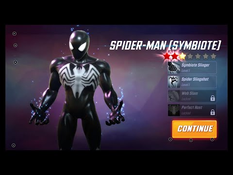 [*/\*] Marvel Strike Force - Unlocking Hero SPIDER-MAN (SYMBIOTE)
