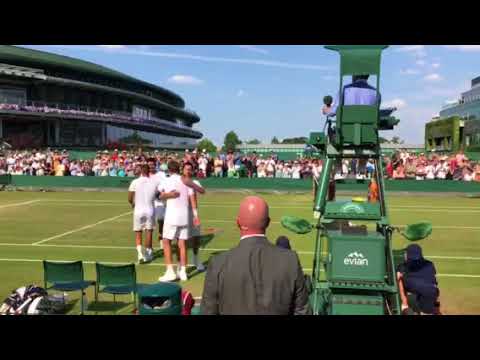 Hans Podlipnik en Wimbledon 2018