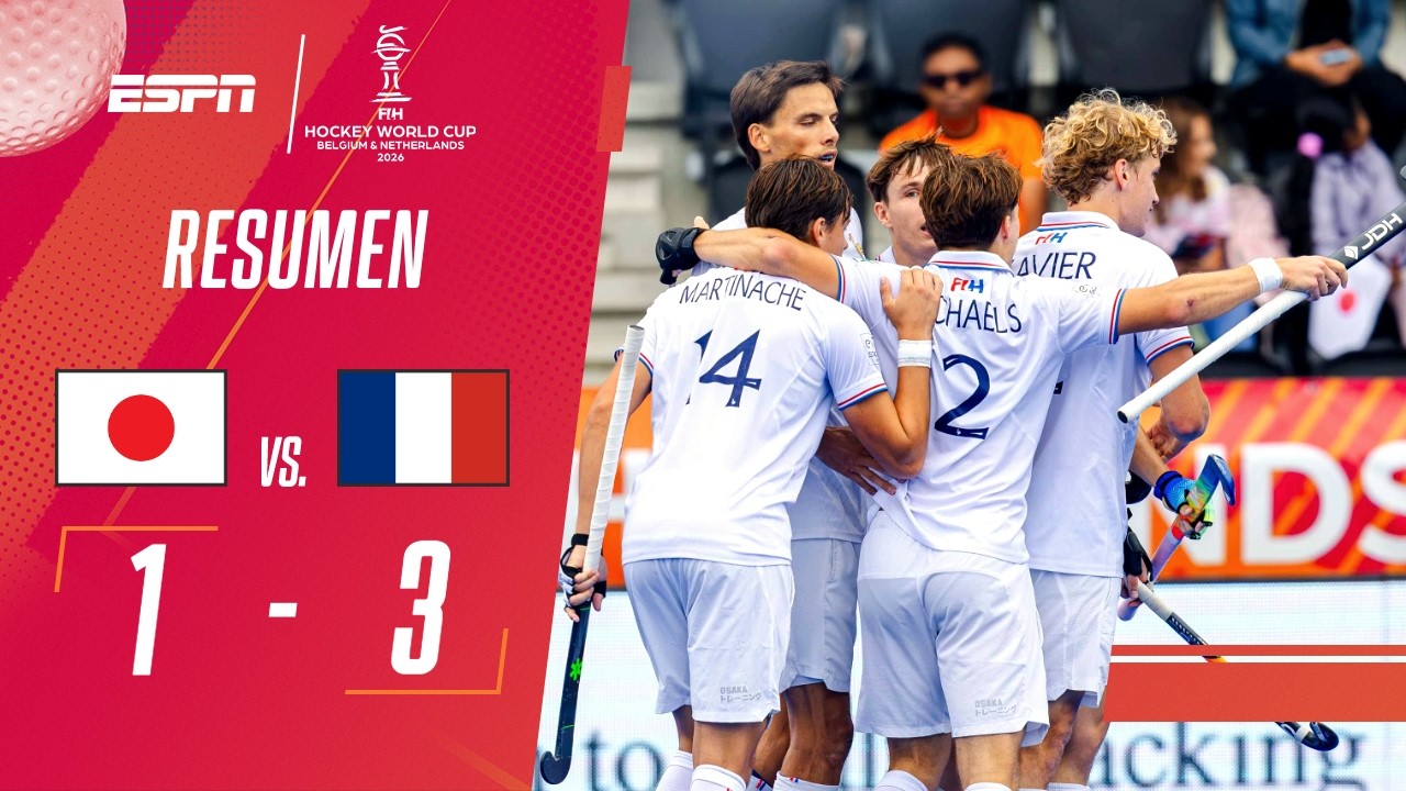 CONTUNDENTE VICTORIA FRANCESA PARA ASEGURAR EL PUESTO 13 EN EL MUNDIAL | Francia 3-1 Japón | RESUMEN