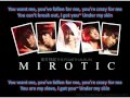 DBSK-Mirotic English lyrics 