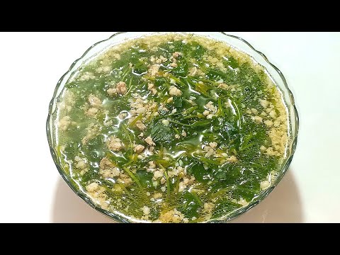 Cách nấu canh rau má thịt bằm ngọt ngon thanh mát bổ dưỡng -  Bếp Nhà Hoàng