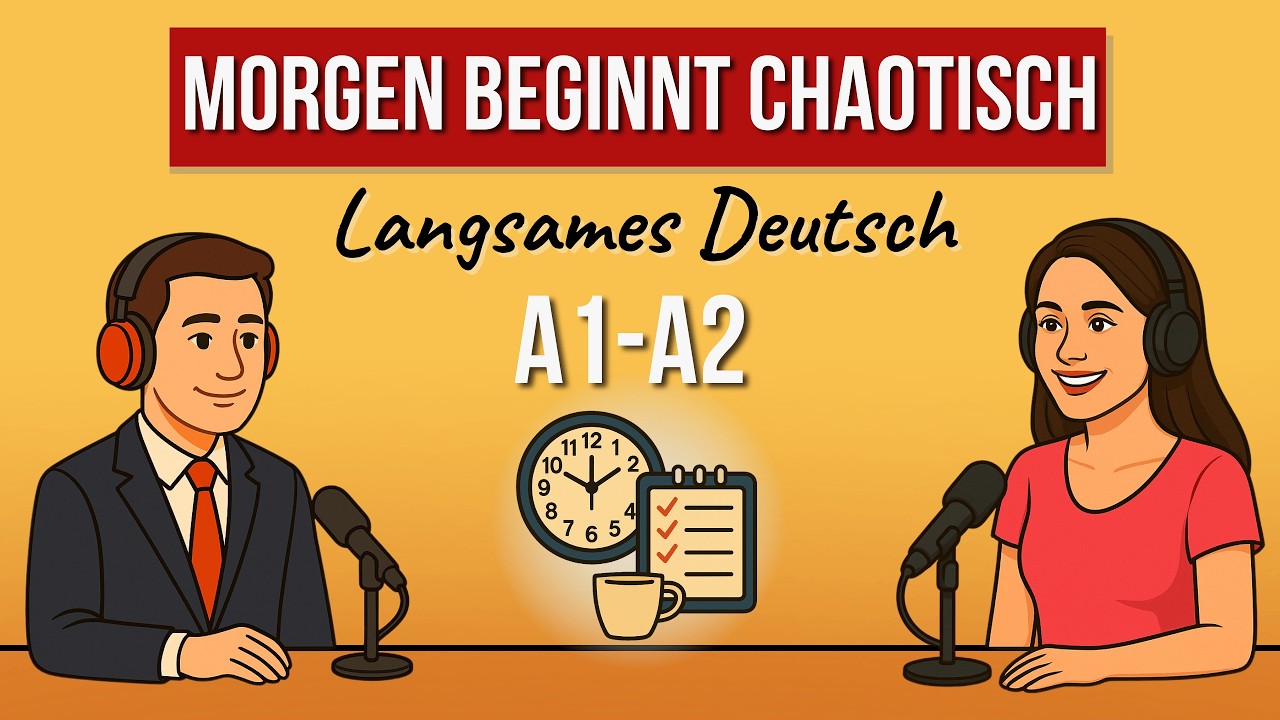 Mein Morgen beginnt chaotisch – wie der Tag wirkli A1 A2