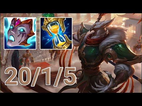 Azir Mid VS Tristana | KR Master Patch 13.10