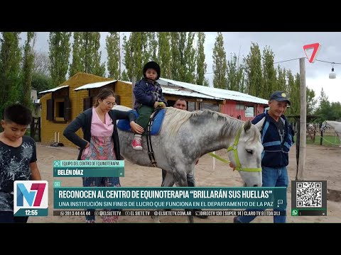 Reconocieron al centro de EQUINOTERAPIA  "Brillarán Tus Huellas"