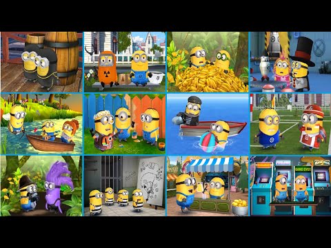 Despicable me Minion Rush - funny mini movieclips minions costume - minion scenes