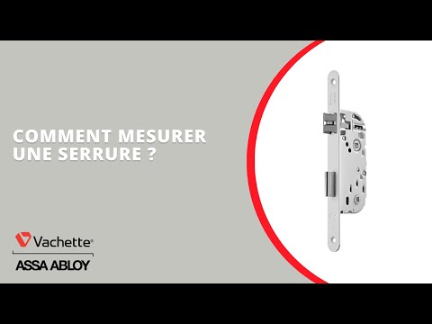 Serrure à larder à condamnation - axe 40 - têtière bouts ronds - D23 VACHETTE