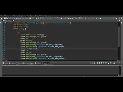 Move Cursor Using Java Automatic Cursor Movement Automatic Clicker