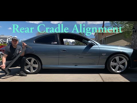 GTO Rear Cradle Alignment and Drag Bag Install (3 of 3 Rear Suspension Videos)