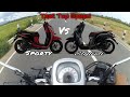 Top Speed ​​Test Of The Stylish Vs Sporty Scoopy 2020 Motovlog Jogja