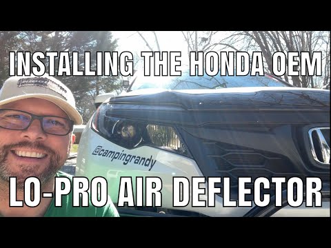 Installing the Honda Ridgeline OEM Low Profile Air Deflector HOW TO