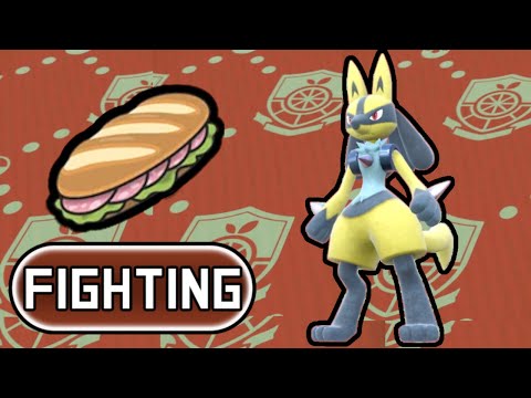 Shiny Sandwich: Fighting Type Recipe! | Pokemon Scarlet And Violet