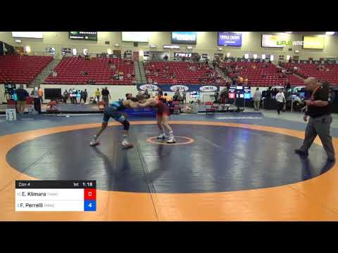 2018 Marine Corps US Open/Senior Men's Freestyle 57 Con 4 - Edward Klimara (TMWC) Vs. Frank Perrel