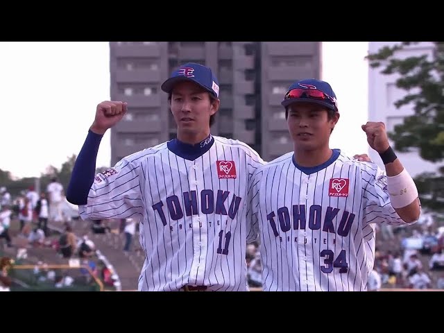 イーグルス・岸孝之投手・山崎剛選手ヒーローインタビュー 10月2日 東北楽天ゴールデンイーグルス 対 千葉ロッテマリーンズ