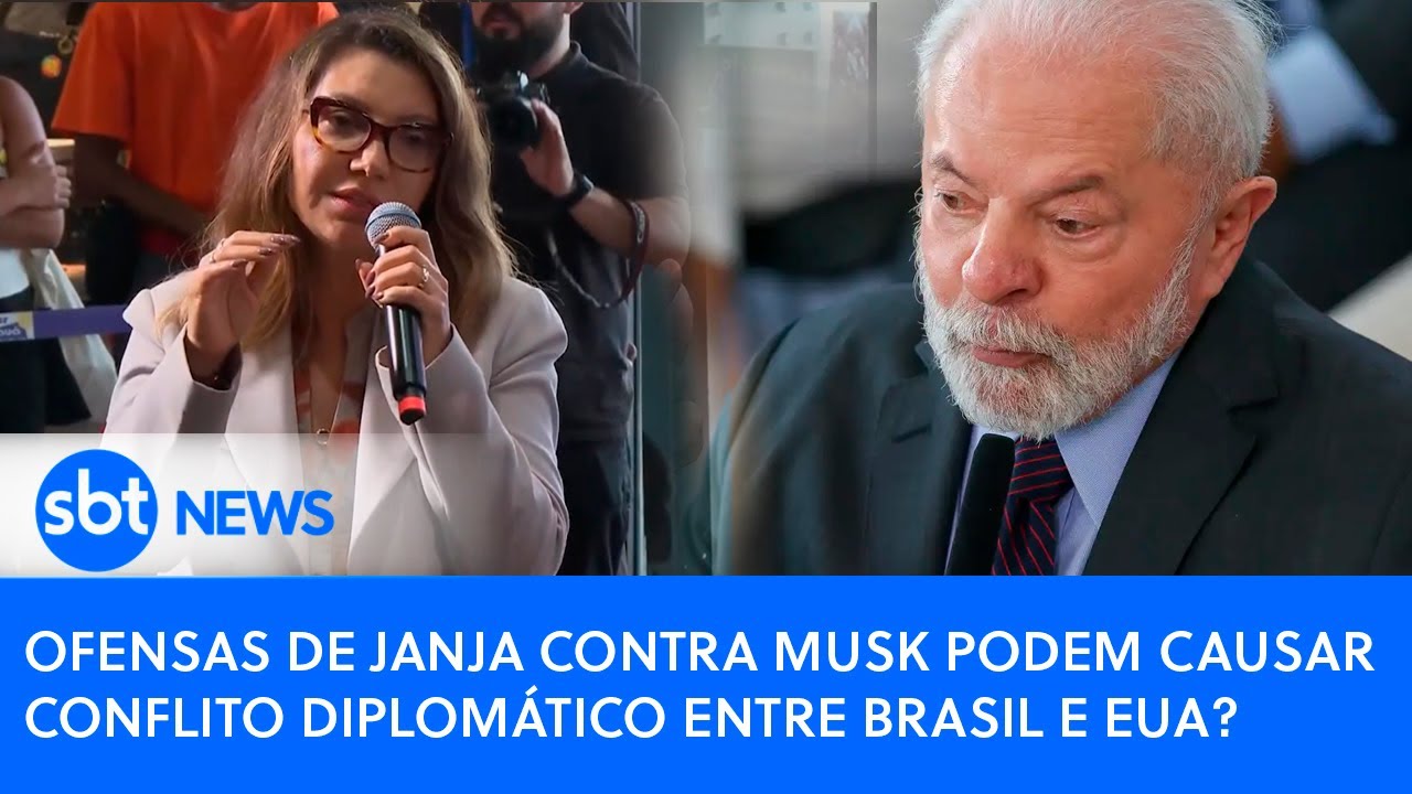 Ofensas de Janja contra Musk podem causar conflito diplomático entre Brasil e EUA? | SBT News