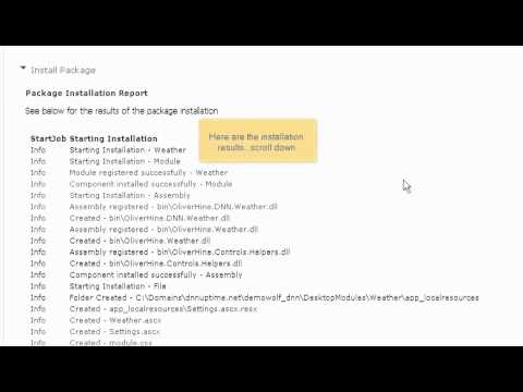 Tutorial: How to install third-party modules in DotNetNuke | LayerOnline Web Hosting