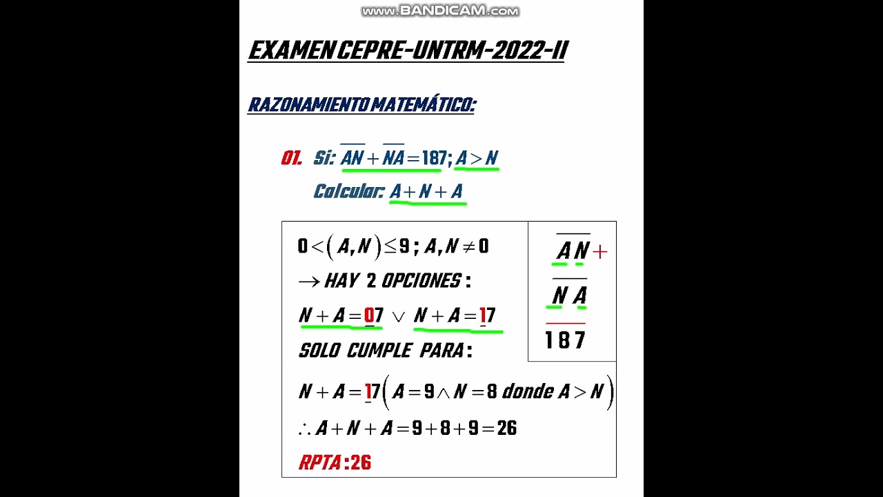 EXAMEN CEPRE UNTRM 2022 II RM 01