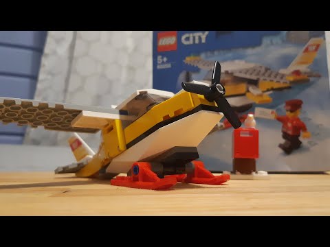 Обзор + сборка почтового Лего самолёта