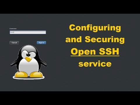 Configuring and Securing Open SSH service || Remote login || SSh in Linux