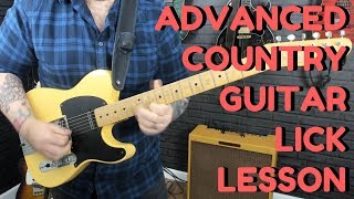 Video thumbnail for Advanced Country Guitar Lick Lesson - Outlining Chords And Position Shifting by Levi Clay