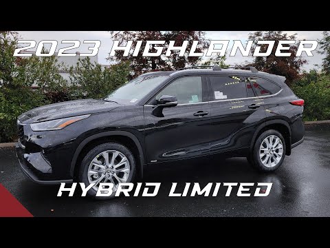2023 Toyota Highlander Hybrid Limited AWD Overivew