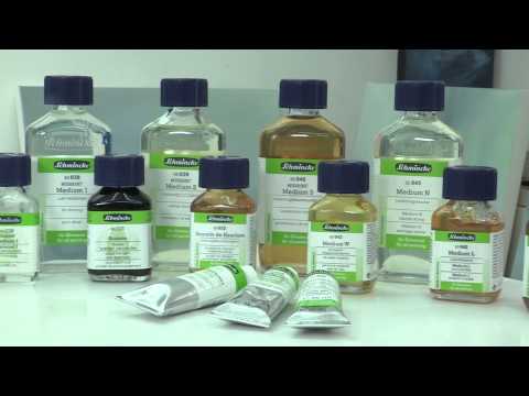 Schmincke oil mediums - a short introduction (English)
