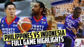 MIGHTY SPORTS PHILIPPINES  vs Indonesia| FULL HIGHLIGHTS! | 2019 William Jones C