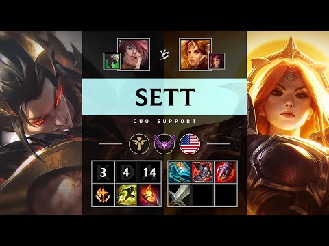 Sett Support vs Leona - NA Master Patch 25.19