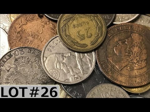 1847 SILVER & Other GREAT Finds In Foreign Coin Loot Bag Hunt - Lot #26