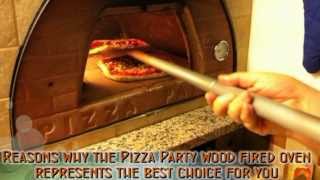 preview picture of video 'this is WOOD BURNING OVEN this is wood burning oven PIZZA PARTY'