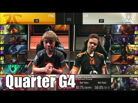 Vitality vs Fnatic | Game 4 Quarter Finals S6 EU LCS Spring 2016 Playoffs | VIT vs FNC G4 1080p