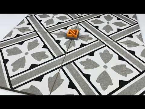 Howard Grey 45x45, retro obklad a dlažba