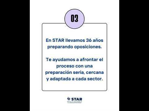 Prepárate la oposición con STAR