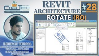 #28 | Rotate Command in Revit Architecture [deepakverma]