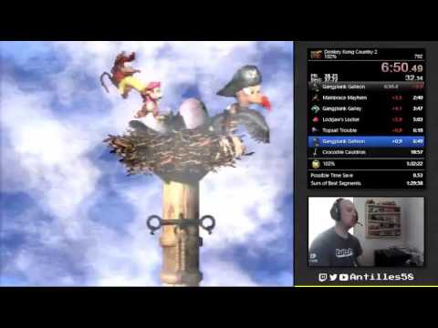 Donkey Kong Country 2 | 102% Speed Run | 1:32:02