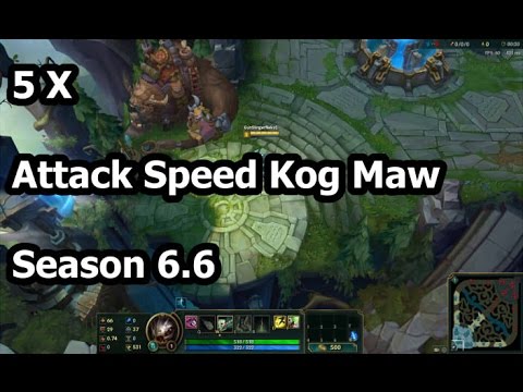 League of Legends - 5.0 Attack Speed Kog Maw
