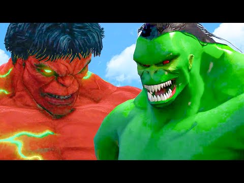 Red Immortal Hulk vs Hulk 2099 - What If