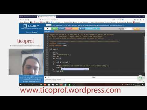 Esercizio C++ array: sommare i valori di un array che coincidono con la posizione