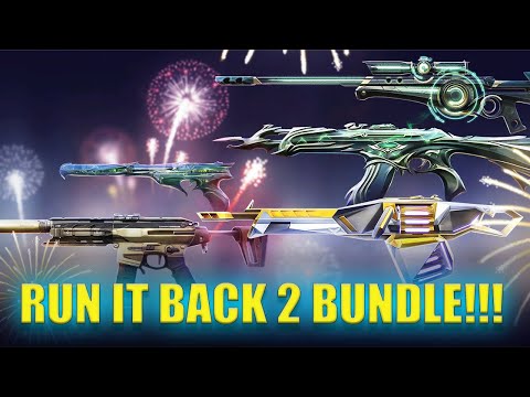 Valorant Stream - Using Run it Back 2 bundle skins in Immortal Ranked